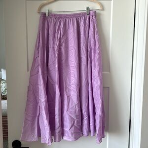 Vince Lilac Midi Skirt
